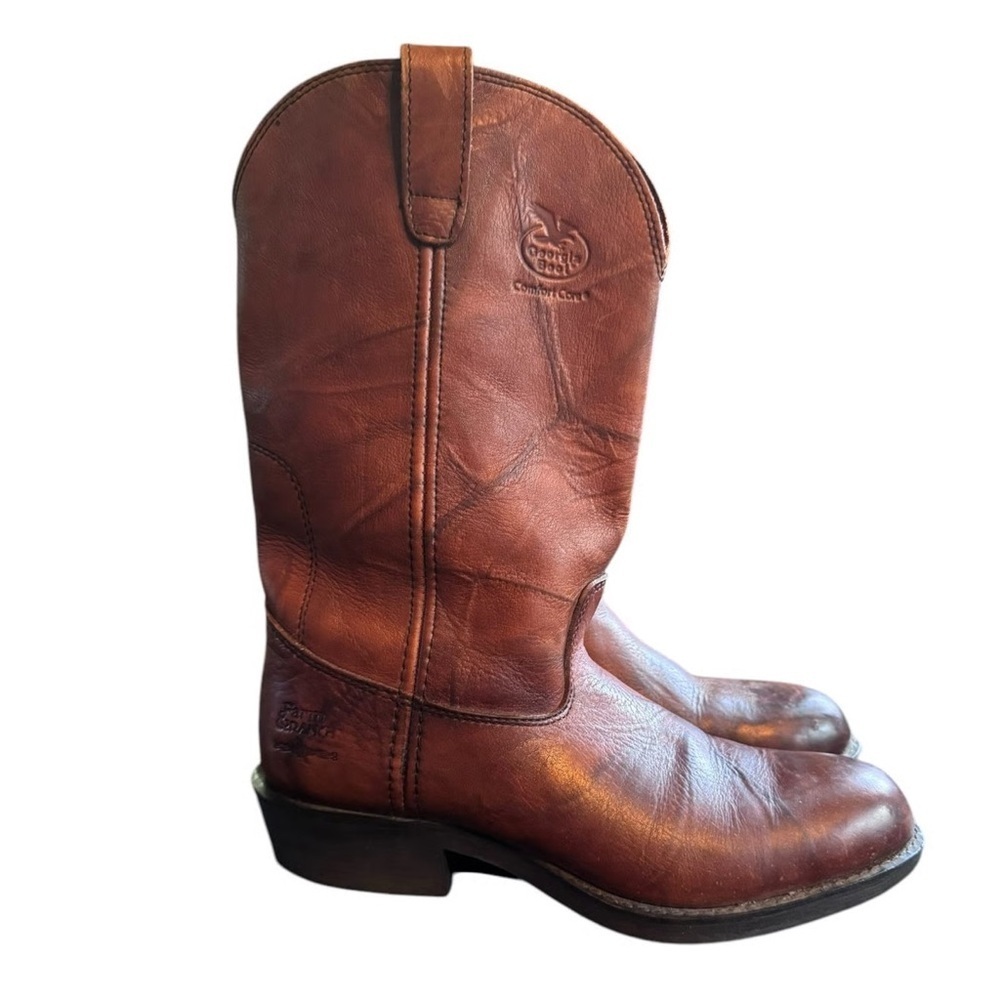 Georgia Boot Dark Brown Western Boots